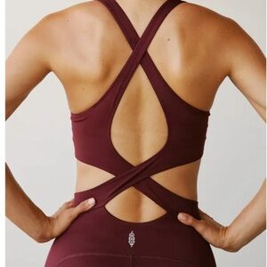 Free People Back It Up Oxblood Onesie Jumpsuit Size XS - brand New without tags!